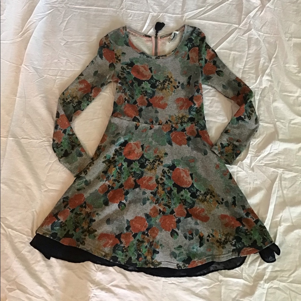 Floral Anthropologie dress